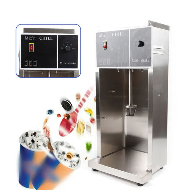 Commercial Electric Ice Cream Maker Machine 500W Automatic Ice Cream Mixer Blend