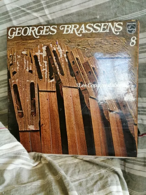 Disque Vinyle 33 Tours Georges Brassens - Vol 8 - Les Copains d'Abord