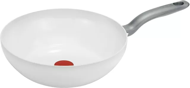 Tefal Wok Pan Inducción 28cm para Freír Cerámica CeramicControl C90819