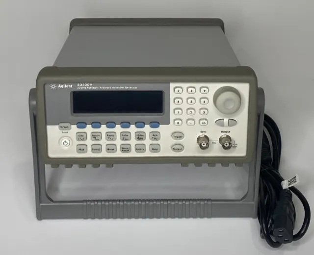Agilent 33220A 20 MHz Function Arbitrary Waveform Generator CALIBRATED CLEAN!