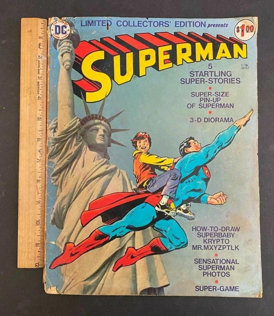 1975 Nov Issue No. C-38 Dc Magazine "Limited Collectors Edition: Superman" 52521