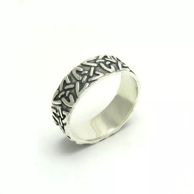 Bague Celtique Argent Massif 925 Anneau Triquetra