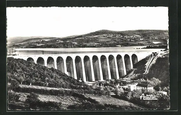 CPA Panneciéres-Chaumard, le Barrage, vue panoramique prise au téléobjectif 196