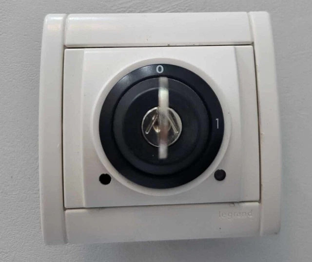 Interrupteur Double Legrand Sagane Opalis Doigts - Modèle 85620 Interscénario - Occasion