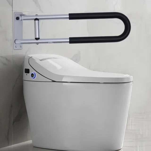 Maniglia pieghevole WC maniglia di supporto a parete ausilio per alzarsi WC staffa per alzarsi maniglia di supporto 90°