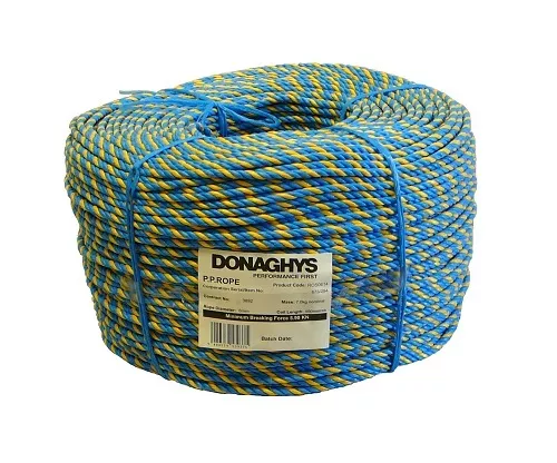 Donaghys Certified Telstra Rope Blue Yellow 6mm x 400m