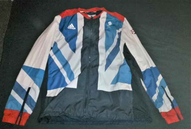 TEAM GB ADIDAS STELLA McCARTNEY LONDON 2012 PRESENTATION TRACKSUIT JACKET - 48L