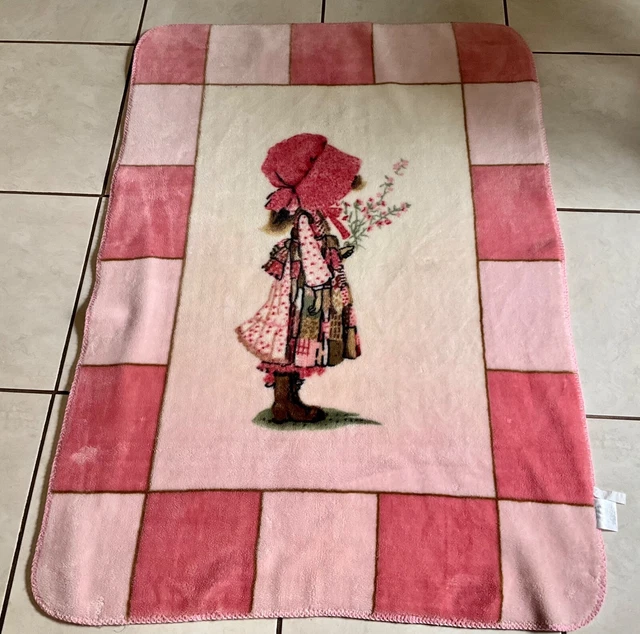 KOYO PLUSH MINKY Holly Hobbie Blanket Baby/Child/Throw 56” x 38