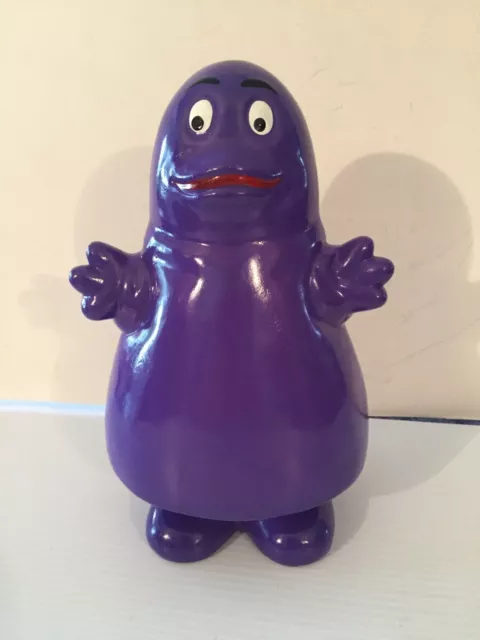 Vintage 1985 McDonalds Ceramic  GRIMACE Coin Bank