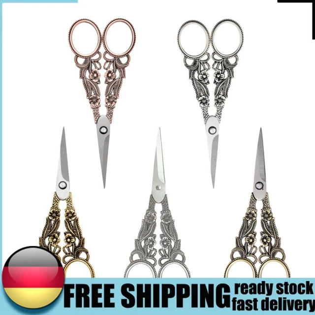Orecchini A Forbice In Acciaio Inox - Stile Punk Goth Unisex, Paio Unico