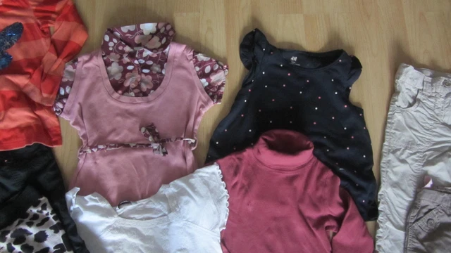 BUNDLE GIRLS 6-7 YEARS CLOTHES, tops, trousers, leggings, jumper 2