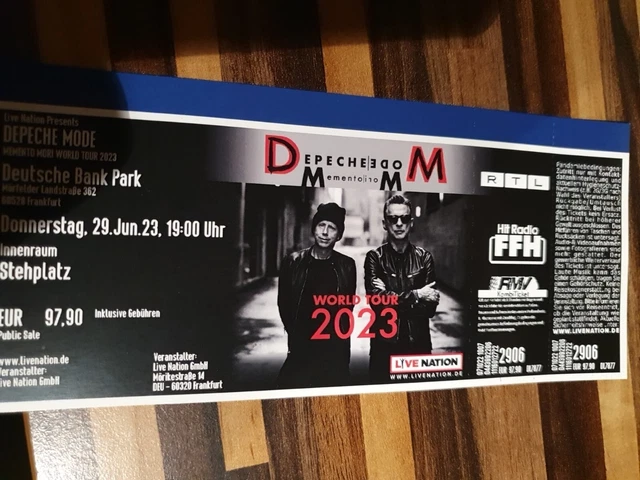 Depeche Mode Ticket Frankfurt, Konzert 29. Juni 2023, Stehplatz Innenraum