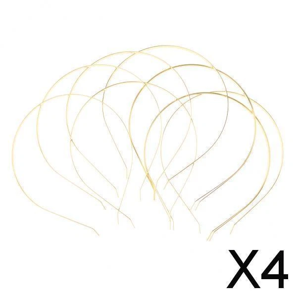 4X 10x plain metall stirnband haarband rahmen haarband zubehör diy