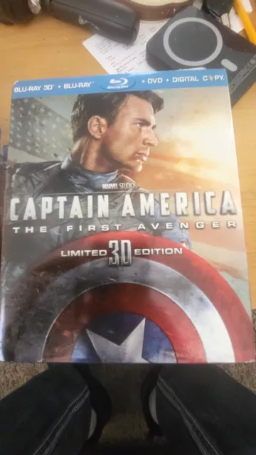 Captain America: The First Avenger 3D/2D (Blu-ray 3D, 2011)