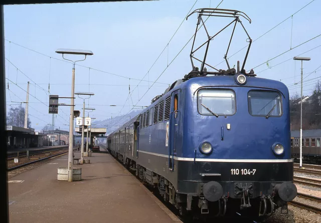 original Dia 110 104 DB/ Neckarelz 1986
