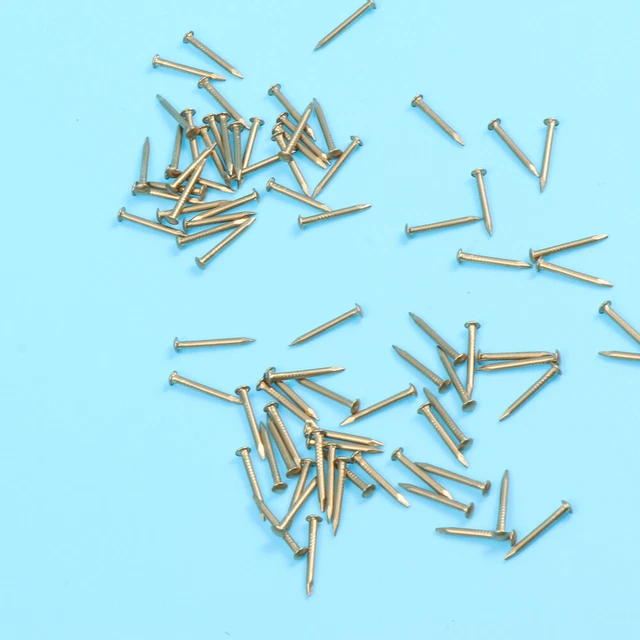200pcs Nails Nails Assortment Large Copper Nails Small Brad Nails Kit