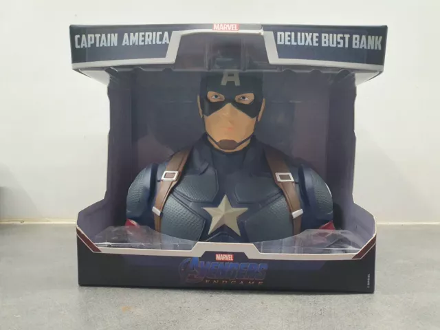 Avengers Endgame tirelire buste Captain America 20cm Marvel Deluxe bank figurine