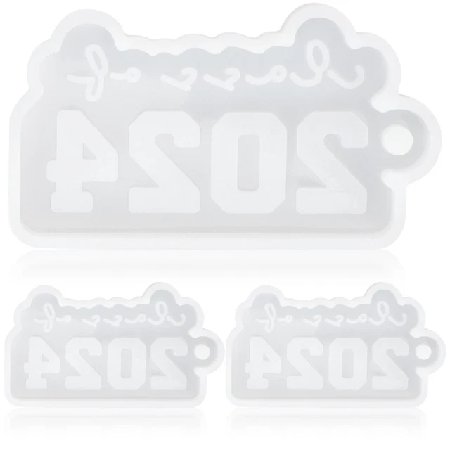 3pcs silikonschlüsselkettenformen 2024 schlüsselbundformen telefon hanging