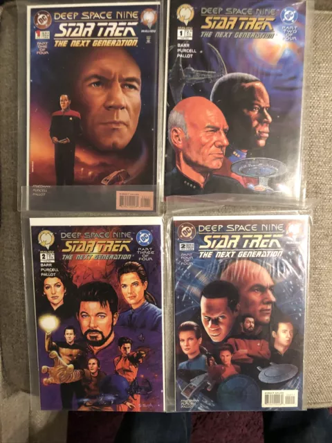 Star Trek Deep Space Nine/Next Generation 1-4 Malibu DC