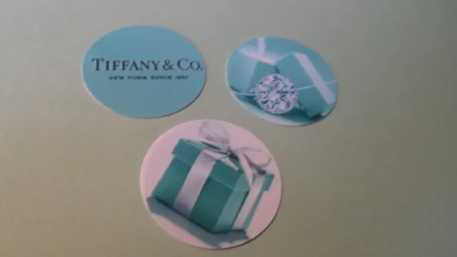 Pre Cut One Inch  Images! TIFFANY & CO Free Shipping in US