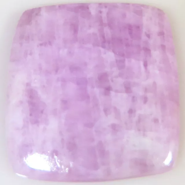 (30 X 31 x 04 MM SIZE) 59.10 Cts NATURAL KUNZITE CUSHION CABOCHON LOOSE GEMSTONE