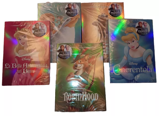 Dvd Walt Disney '' I Classici '' Da Collezione. Soggetti Diversi Nuovo Sigillato