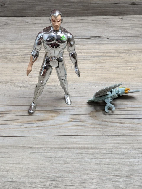 Quicksilver w/ Tally Silverhawks Action Figure & Hawk 1986 Kenner Good Condition