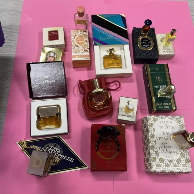 Gros Lot De  Miniatures De Parfum Ancienne Et Grande Marque