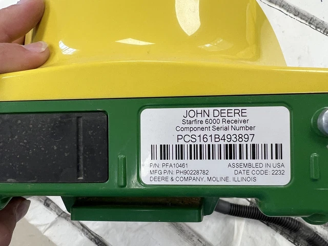 john deere starfire 6000 receiver