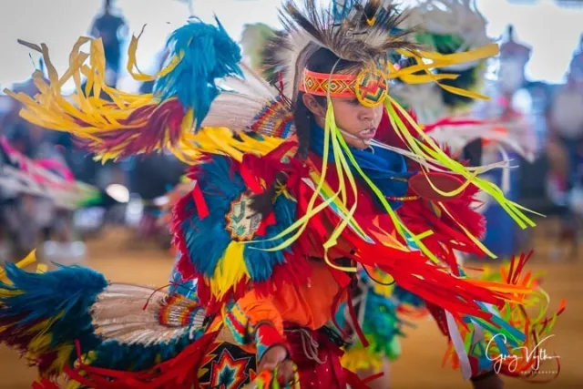 "Color in Motion" - Image from 2022 Morongo "Thunder & Lightning Pow-Wow"