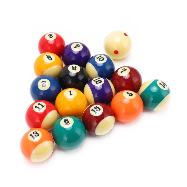 57.2mm American Standard Billiard Ball Set Professional Resin Small Pool Bal