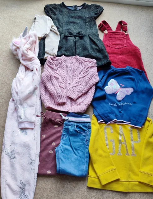 Girls 4-5 Years Autumn Winter Clothes Bundle. Inc Gap Monsoon Next M&S