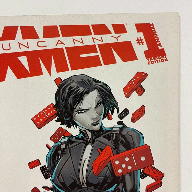 Uncanny X-Men Annual 1 Ken Lashley Domino Incentive Variant (2016, Marvel) 3