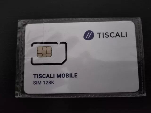 sim TISCALI CON 10 EURO DI CREDITO da attivare NUOVO NUMERO O PORTABILITA'