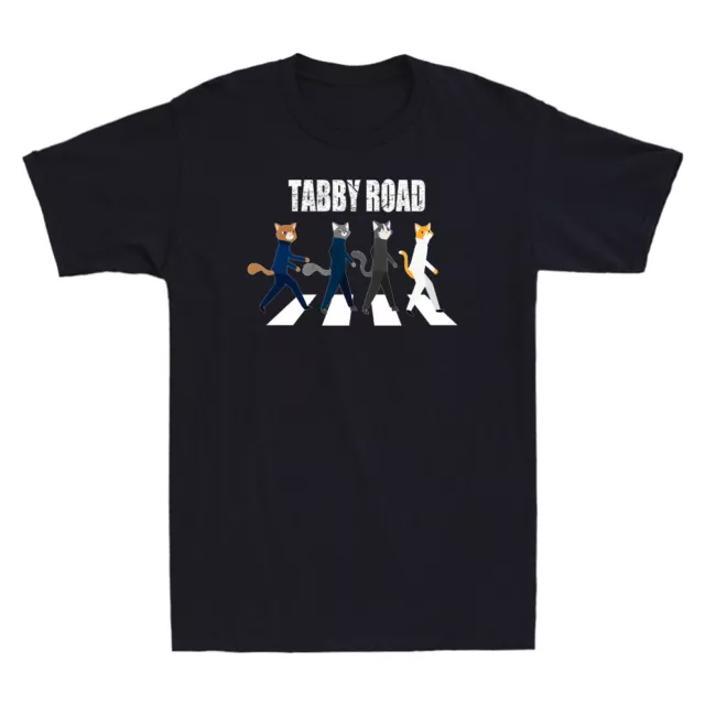 Tabby Road Cats Funny Cat Kitten Pet Animal Lovers Gifts Inspired Men's T-Shirt
