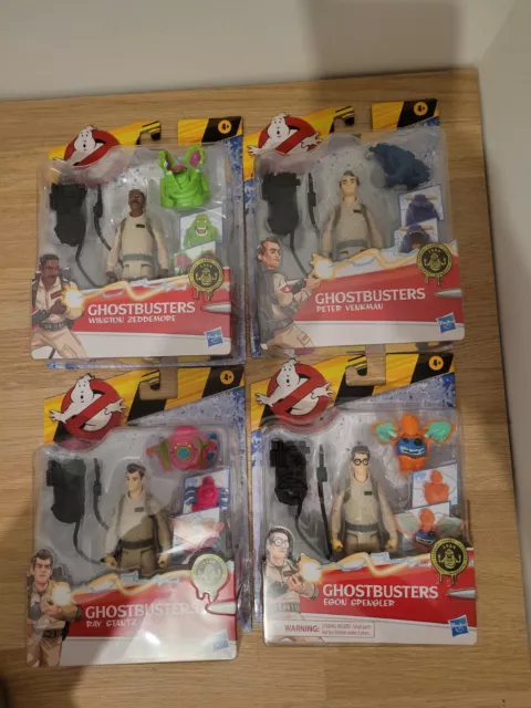 Collection de 4 figurines GHOSTBUSTERS / SOS FANTOMES - Hasbro - 2020