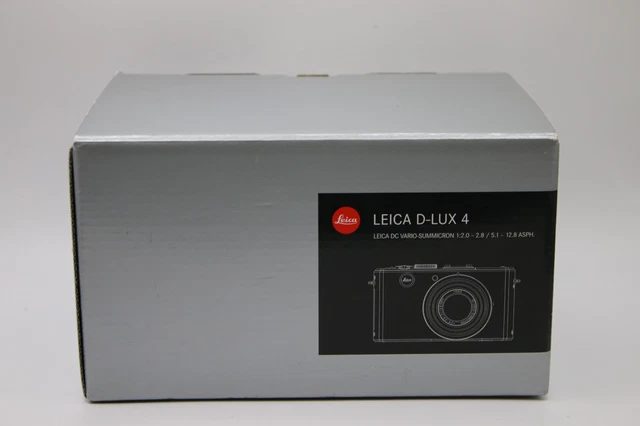 [NEAR MINT IN BOX] Leica D-LUX4 10.1MP Compact Digital Camera Titanium