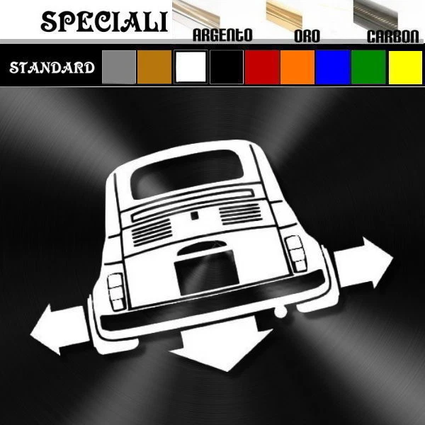 Autocollant Sticker Fiat UNO TURBO Sporting Tuning - Décalcomanie Italienne Ritrama