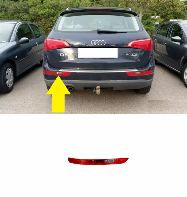 New Rear Bumper Indicator Side Light Fog Reverse Lamp Left For Audi Q5 08-16
