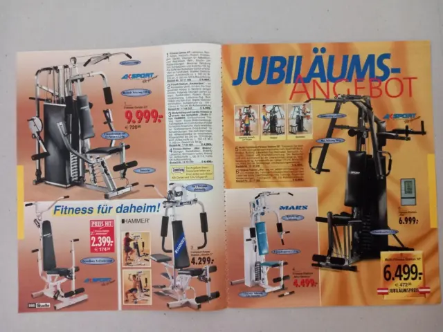 1999 Fitness Equipment Gym Training 8 Pages Catalog Print Ads