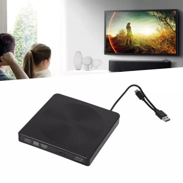 Portable Burner USB 3.0 External DVD Blu ray Drive BD Player Read/Write IN 1