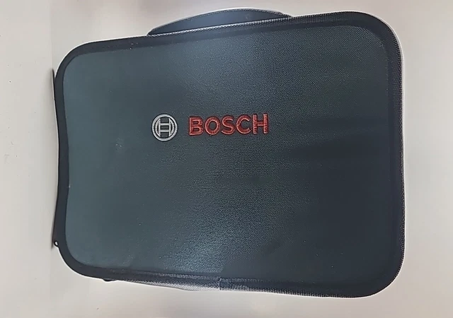 USED Bosch 12" Soft Case Contractors Tool Bag  Inside straps & Pocket 12 x 9 x 3