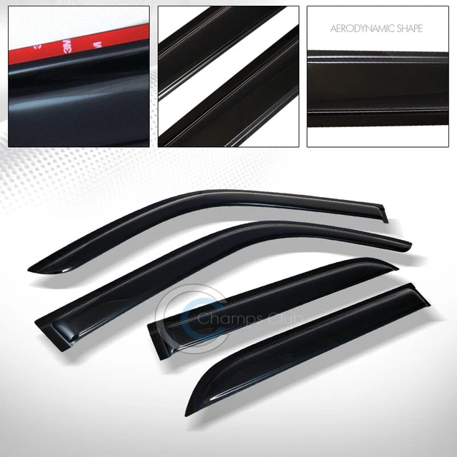 Sun/Rain Guard Smoke Vent Shade Deflector Window Visors For 96-02 Toyota 4Runner