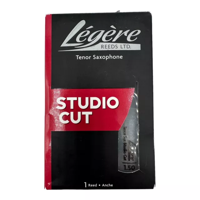 Legere Reeds Studio Cut Tenor Sax  1 Reed Strength 1.50 (TSS1.50)