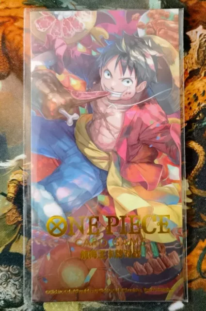 10 Sets Promo of ONE PIECE Card Game Chinese New Year Red Packet Monkey D.Luffy！ 3