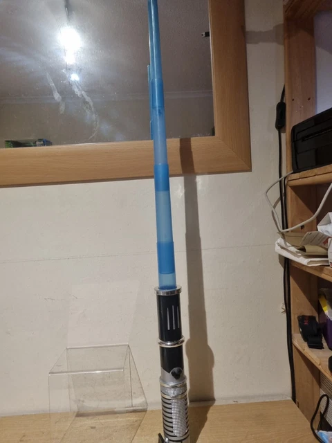StarWars Walt Disney Parks Jedi Mickey Lightsaber Retractable Sound Cosplay (T3)