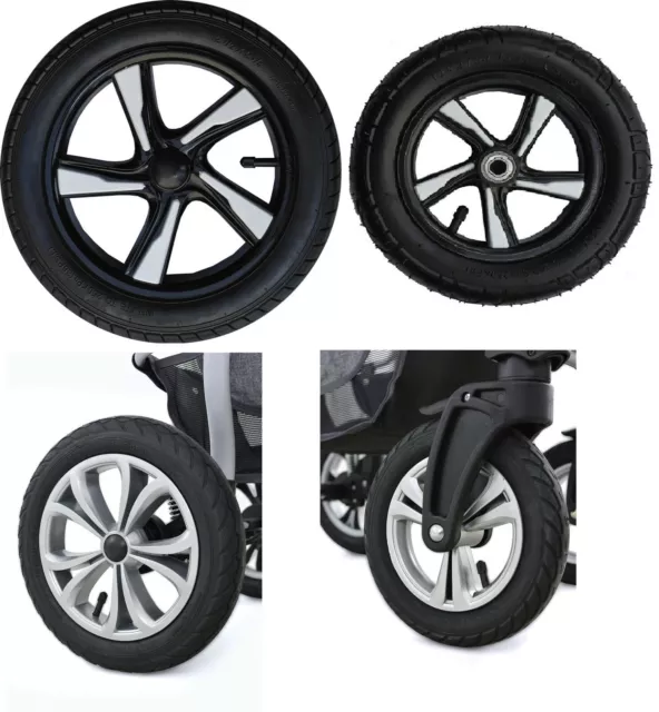 POUSSETTE LANDAU DE Rechange Piece Roues Avant 25.4cm Et Arriere 30.5cm Bebe EUR 35 54 PicClick FR
