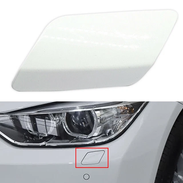Cache Lave-phares Avant Pour BMW Série 3 F30 F31 Sport 2012-2019 – Couvercle Buse Noir, Référence 51118067969 | Protection Anti-poussière