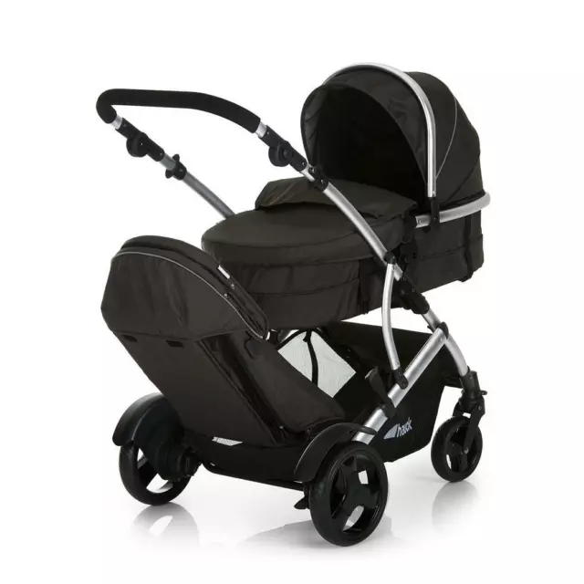 Hauck Duett 2 Tandem Pushchair (Black) includes Accessories - ON SALE! was £380 2