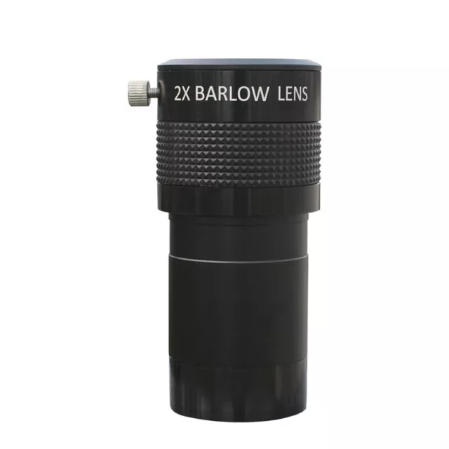2" 2X Barlow Lens with 1.25" Adapter for  Astronomical Telescope Eyepiece Lens